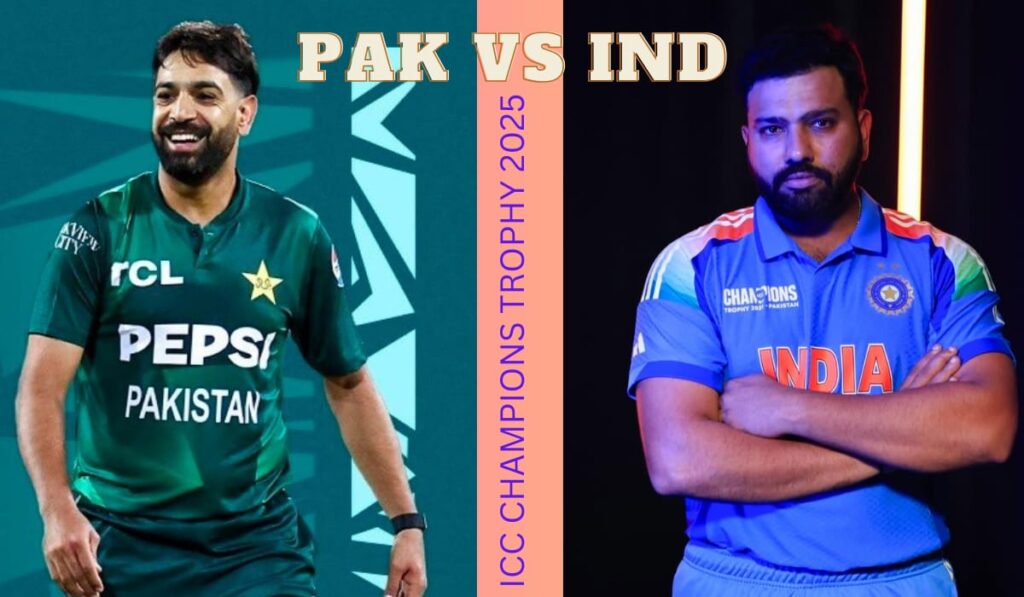 India vs pakistan iCC champions trophy clash 2025: dubai hosts epic rivalry